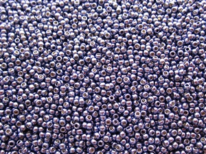 15/0 Toho Japanese Seed Beads - PermaFinish Purple Metallic #PF567
