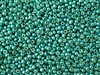 15/0 Toho Japanese Seed Beads - PermaFinish Turquoise Metallic #PF569
