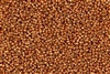 15/0 Toho Japanese Seed Beads - PermaFinish Burnt Copper Metallic #PF573