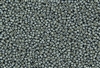 15/0 Toho Japanese Seed Beads - PermaFinish Sage Grey Metallic Matte #PF577F