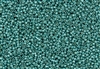 15/0 Toho Japanese Seed Beads - PermaFinish Turquoise Metallic #PF578