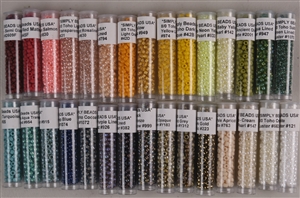 30 Tubes of 8/0 Toho Japanese Seed Beads LOT #2