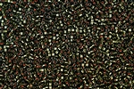 Toho Treasures Cylinder Beads - Copper Lined Olivine #742