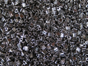 11/0 Triangle Toho Seed Beads - Nickel Plated Silver #711