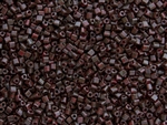 11/0 Triangle Toho Seed Beads - Hybrid Red Pepper Picasso Opaque #Y304