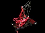 adjustable red rearsets Honda CBR 954 929 RR