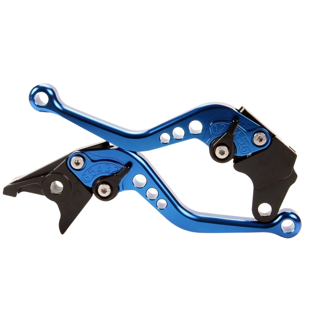 blue shorty levers yamaha brake and clutch