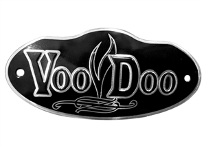 Voodoo Exhaust Badge in Black