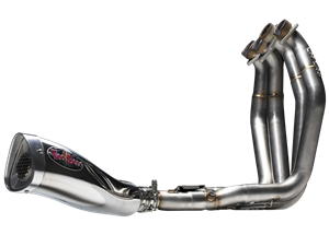 Hayabusa Exhaust 1999-2024 Mojo in Polished by Voodoo Sixty61