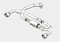 Borla CatBack Exhaust: MS3