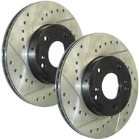 StopTech Front Rotors: MS6