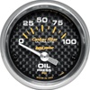 Autometer Carbon Fiber Oil Pressure Gauge