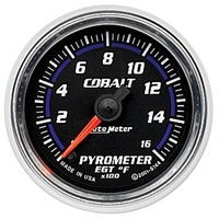 Autometer Cobalt Series: 2" Pyrometer (0-1600 F)