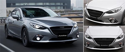 AutoExe Front Grill: Mazda3 2014+
