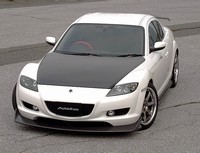 AutoExe Carbon Bonnet Hood: Mazda RX-8