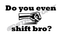 Do You Shift Vinyl Decal