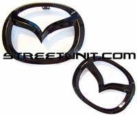SU Black Out Emblem Set: 2014 Mazda3