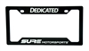 SURE Motorsports Nametag Plate Frame