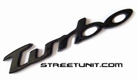 StreetUnit Blacked Turbo Emblem