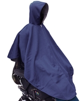 Spring N Fall Cape - Like wearing a lightweight jacket - Adaptive Wheelchair Clothing