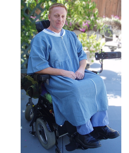 Denim or Twill Lounger - Easy to put on - Adaptive Wheelchair Clothing