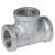 B & K 510-611BC Pipe Tee, 4 in, Threaded