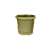 Southern Patio RN1608TA Planter, 14-1/2 in H, 17-1/2 in W, 17-1/2 in D, Round, Plastic, Oxford Tan