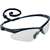 Jackson Safety 25685 Safety Glasses, Mirror Lens, Polycarbonate Lens, Wraparound Frame, Nylon Frame, Black Frame