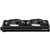 Black+Decker DB1002B Buffet Range, 500/1000 W, 2-Burner, Knob Control, 2-Control, Metal, Black