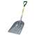 Landscapers Select 34596 PLA-12 Scoop Shovel, 14-1/4 in W Blade, 12 in L Blade, ABS Blade, Wood Handle, D-Shaped Handle