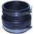 Fernco P1060-22 Flexible Coupling, 2 in, Socket, PVC, Black, 4.3 psi Pressure
