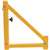 ProSource YH-TR001-2 Scaffold Outrigger, Steel, Yellow, Powder Coated, For: 8795478 Model Scaffold