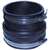 Fernco P1060-44 Flexible Coupling, 4 in, Socket, PVC, Black, 4.3 psi Pressure