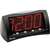 Westclox 66705 Alarm Clock, LED Display, Black Case