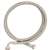 EASTMAN 48377 Washing Machine Discharge Hose, 3/4 in ID, 5 ft L, FHT x FHT, Stainless Steel