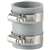 ProSource Coupling, 1 in x 1 in, PVC, Grey