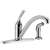 Delta 400-DST Kitchen Faucet with Side Sprayer, 1.8 gpm, 1-Faucet Handle, Brass, Chrome Plated, Deck, Lever Handle