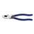 Klein Tools D213-9NETP Cutting Plier, 9-3/8 in OAL, 1.43 in Cutting Capacity, Dark Blue Handle, 1-1/4 in W Jaw