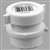 Canplas 192858A Trap Pipe Adapter, 1-1/2 x 1-1/4 in, 1-1/2 in, Spigot x Slip, PVC, White