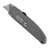 Stanley 10-175 Utility Knife, 2-7/16 in L Blade, 3 in W Blade, HCS Blade, Straight Handle, Gray Handle