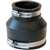 Fernco P1056-32 Flexible Coupling, 3 x 2 in, PVC, Black, 4.3 psi Pressure