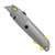 Stanley 10-499 Utility Knife, 2-7/16 in L Blade, 3 in W Blade, HCS Blade, Straight Handle, Gray Handle