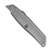 Stanley 10-099 Utility Knife, 2-7/16 in L Blade, 3 in W Blade, HCS Blade, Straight Handle, Gray Handle