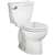 American Standard Cadet 3 Series 2880.128ST.020 Flush Toilet, Round Bowl, 1.28 gpf Flush, 12 in Rough-In, 15 in H Rim