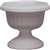 Southern Patio UR1810WH Urn Planter, 15-1/2 in H, 17.63 in W, 17.63 in D, Plastic, White