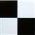 ProSource ELE-1305-3L Vinyl Self-Adhesive Floor Tile, 12 in L Tile, 12 in W Tile, Square Edge, Black/White