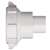 Plumb Pak PP55-8W Reducing Coupling, 1-1/2 x 1-1/4 in, Slip Joint, Polypropylene, White