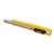 DeWALT DWHT10037 Utility Knife, 3-1/4 in L Blade, 9 mm W Blade, Metal Blade, Ribbed Handle, Black/Yellow Handle