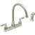 Moen Banbury Series CA87000SRS Kitchen Faucet, 1.5 gpm, 2-Faucet Handle, Stainless Steel, Stainless Steel, Lever Handle