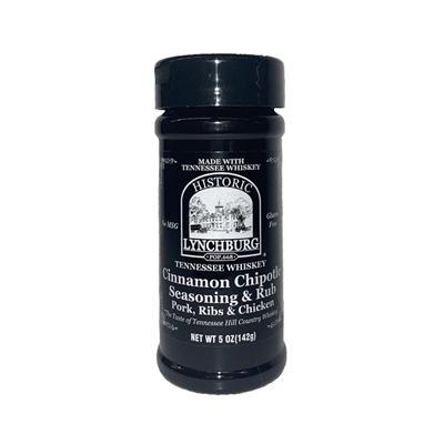 Historic Lynchburg Tennessee Whiskey Cinnamon Chipotle Seasoning & Rub